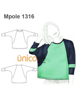 POLERA RAGLAN MUJER 1316