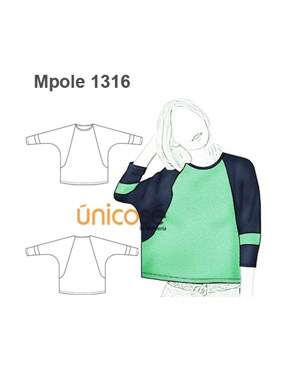 POLERA RAGLAN MUJER 1316