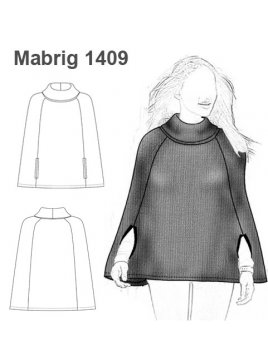 ABRIGO CAPA PONCHO MUJER