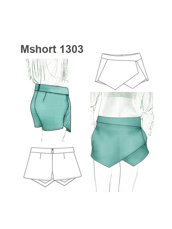 SHORT FALDA MUJER 1303