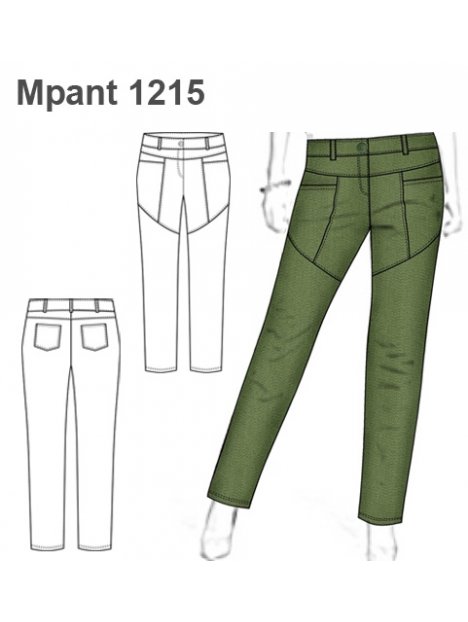 PANTALON RECTO MUJER 1215
