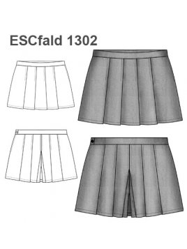 FALDA SHORT ESCOLAR 1302
