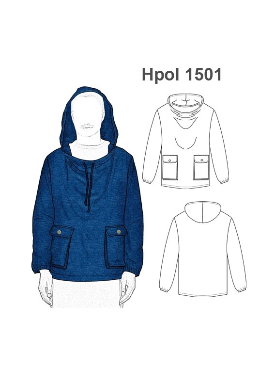 POLERÓN CAPUCHÓN HOMBRE 1501