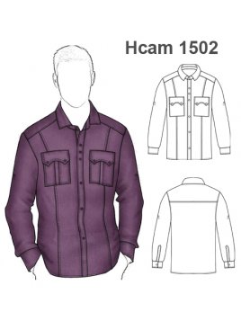CAMISA AJUSTADA HOMBRE 1502