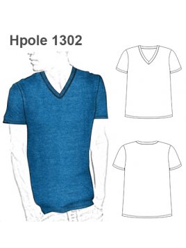 POLERA ESCOTE V HOMBRE 1302
