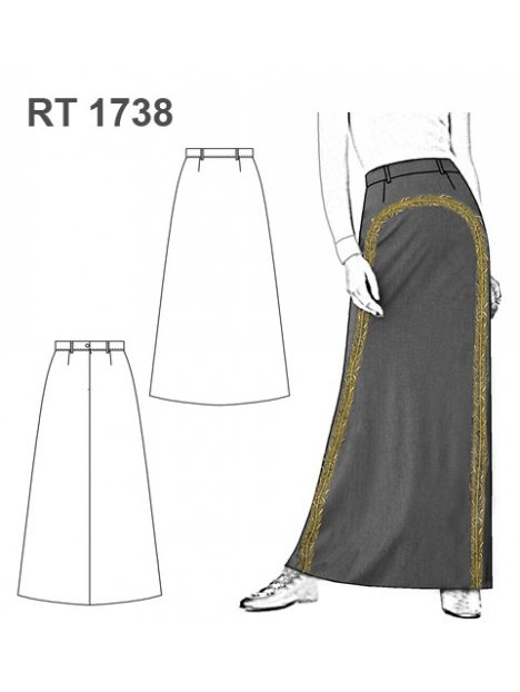 FALDA CHARRA RT 1738