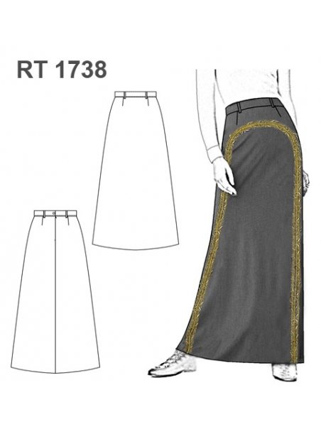 FALDA CHARRA RT 1738