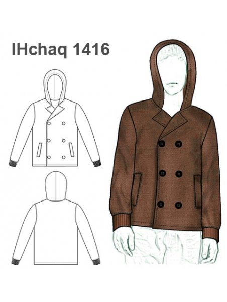 CHAQUETA CON CAPUCHÓN NIÑO 1416