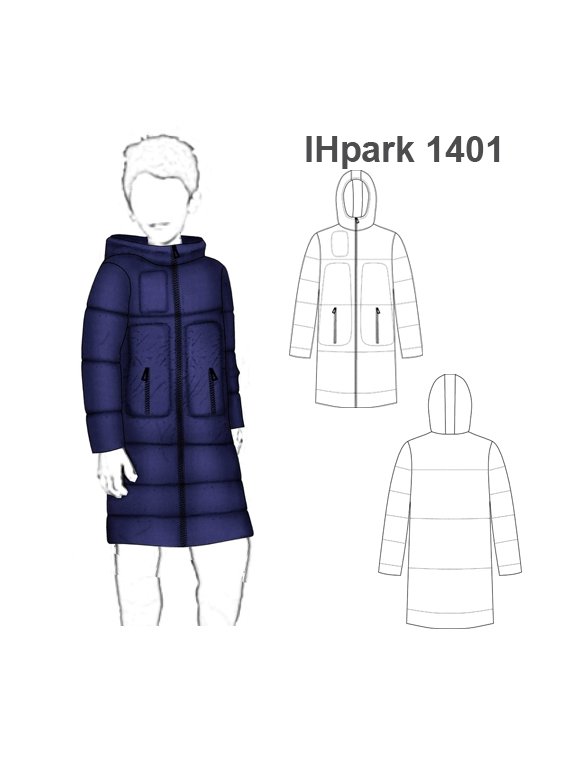 PARKA LARGA NIÑO 1401