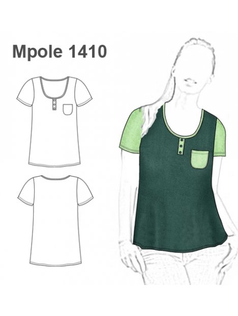 POLERA HOLGADA MUJER 1410
