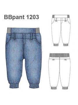 PANTALON PRETINA RIB