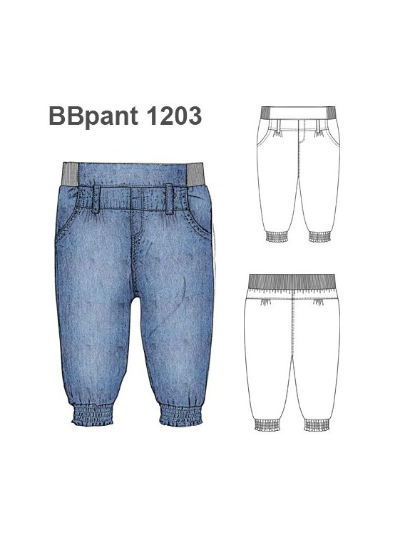 PANTALON PRETINA RIB