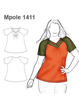 POLERA MANGA RAGLAN MUJER 1411