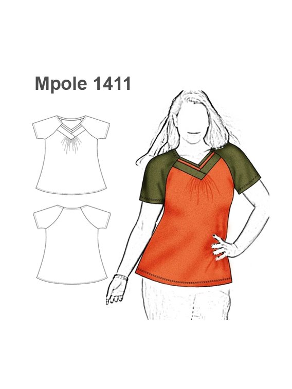 POLERA MANGA RAGLAN MUJER 1411