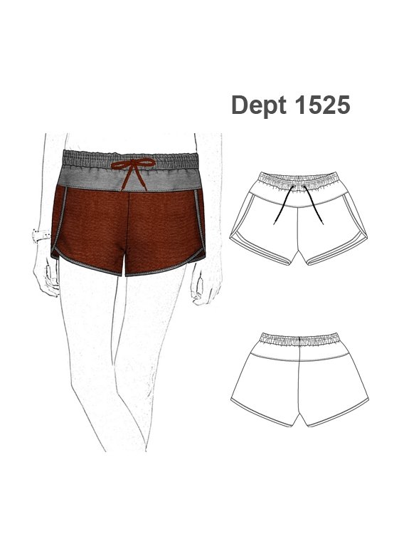 DEPORTE SHORT MUJER 1525