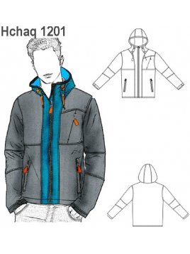 CHAQUETA SOFTSHELL HOMBRE 1201