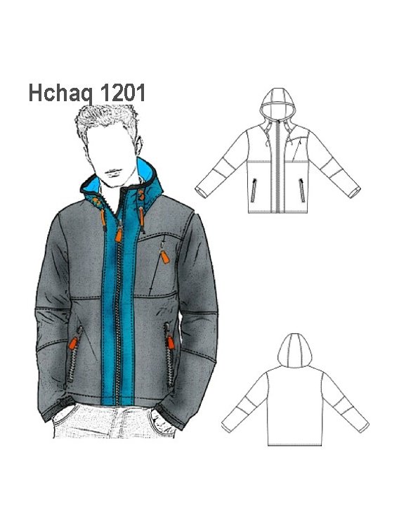 CHAQUETA SOFTSHELL HOMBRE 1201