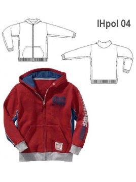 POLERON CHAQUETA NIÑO 0904