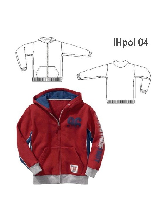 POLERON CHAQUETA NIÑO 0904