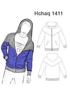 CHAQUETA CAPUCHÓN HOMBRE 1411