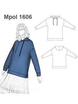 POLERON BUZO OVERSIZE MUJER