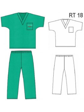 TRAJE PABELLON MEDICO RT 0918