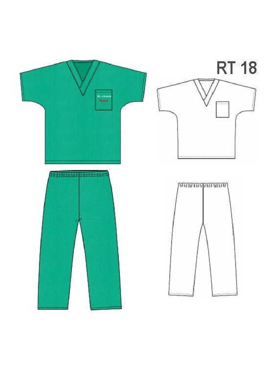 TRAJE PABELLON MEDICO RT 0918