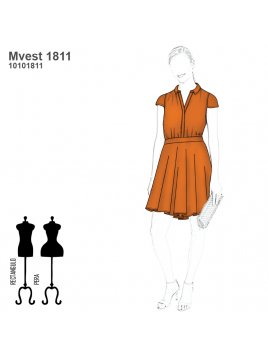 VESTIDO EVASE MUJER 1811