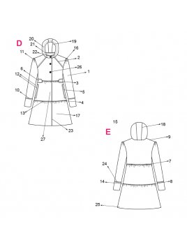ABRIGO ACOLCHADO NIÑA 1801