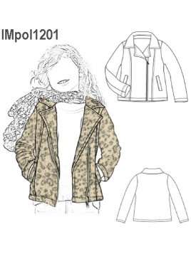 POLERON CHAQUETA NIÑA 1201