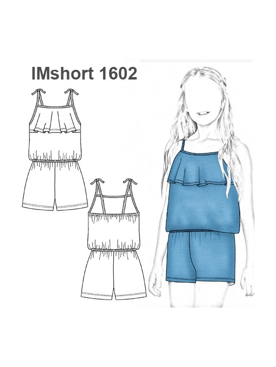 SHORT ENTERITO NIÑA 1602