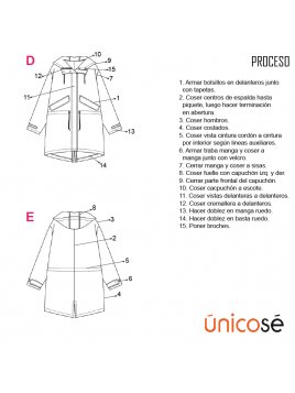 ABRIGO CHUBASQUERO MUJER 1802