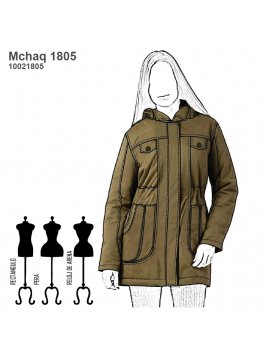 CHAQUETA PESPUNTES MUJER 1805