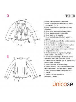 CHAQUETA BLAZER MUJER 1802