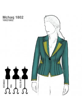 CHAQUETA BLAZER MUJER 1802