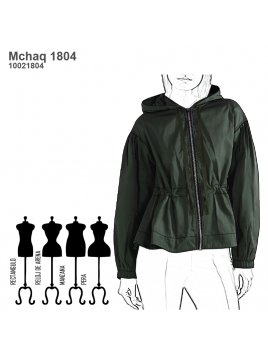 CHAQUETA AJUSTE CINTURA MUJER 1804