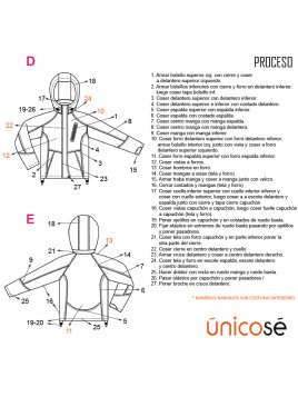 PARKA CORTES MUJER 1403