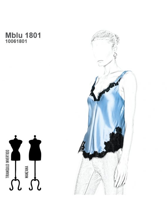 BLUSA LENCERA MUJER 1801
