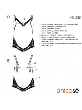 BLUSA LENCERA MUJER 1801