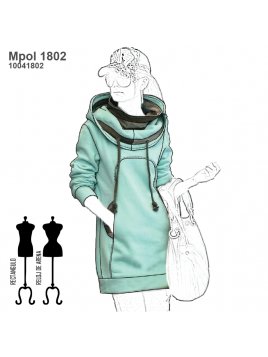 POLERON LARGO MUJER 1802