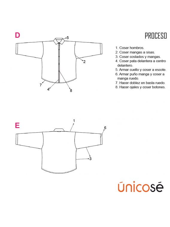 BLUSA CAMISERA OVERSIZE MUJER 1802