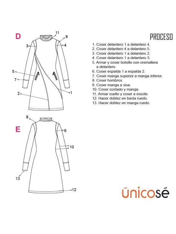 VESTIDO EVASE MUJER 1801