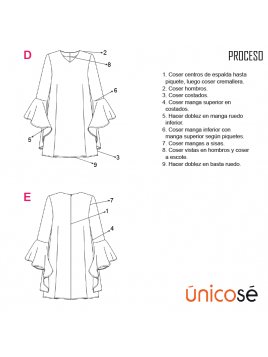 VESTIDO EVASE MUJER 1802