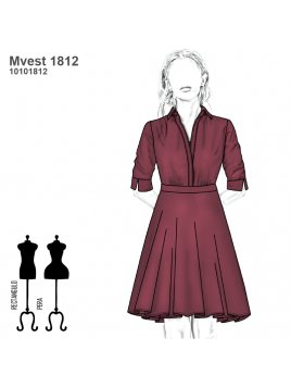 VESTIDO CAMISERO MUJER 1812