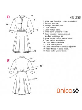 VESTIDO CAMISERO MUJER 1812