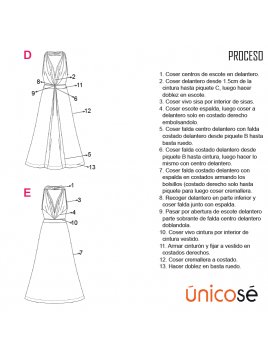 VESTIDO LARGO MUJER 1814