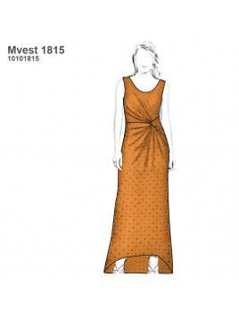 VESTIDO LARGO MUJER 1815