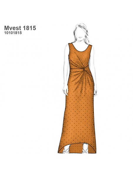 VESTIDO LARGO MUJER 1815