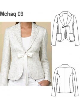 CHAQUETA LAZO MUJER, FORRO INTERIOR, MAN