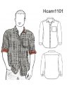 CAMISA REVERSIBLE HOMBRE SEMI ENTALLADA,